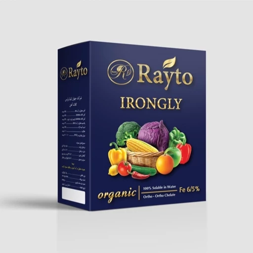 کود کلات آهن رایتو Rayto بسته 1 کیلوگرمی با گلایسین و پتاسیم